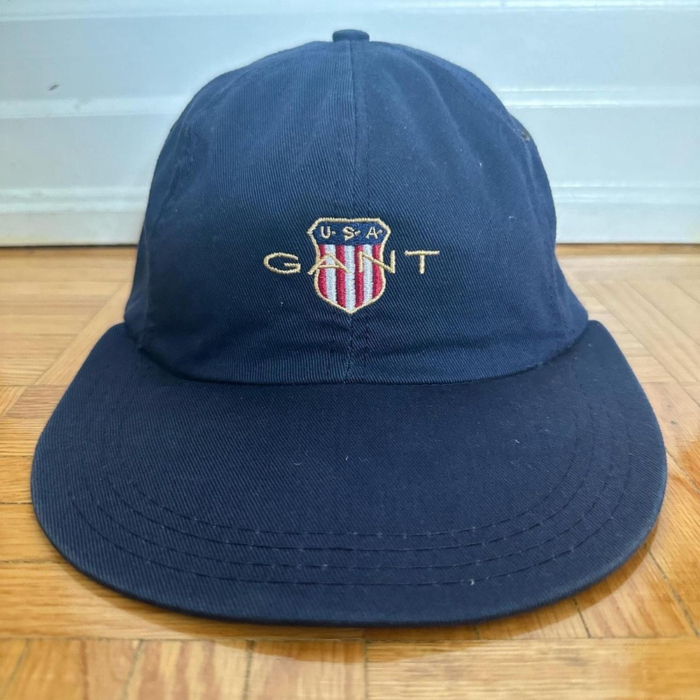 Vintage 90s Gant USA duck bill cap hat strap back